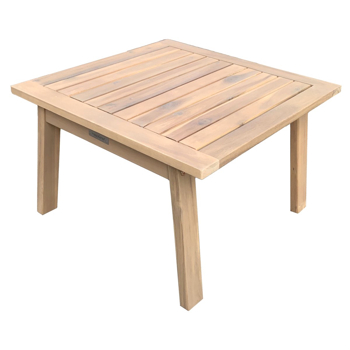 Salon de jardin en acacia, 2 pl, GILI gris, naturel, HAPPY GARDEN
