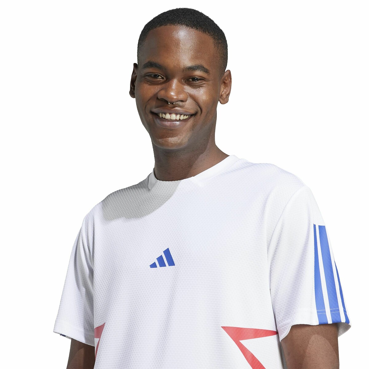 T-shirt colorblock House of Tiro bianco, ADIDAS SPORTSWEAR