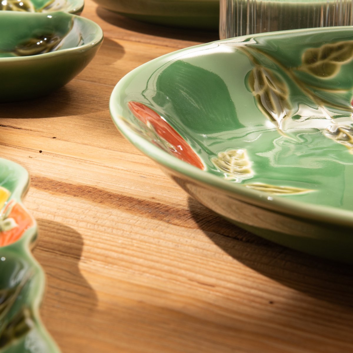 Plat rond Pomodoro 30 cm - POMODORO vert, TABLE PASSION