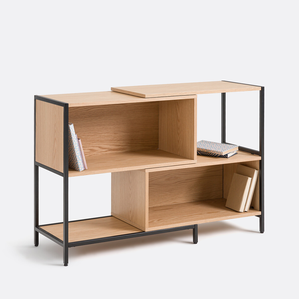 Console modulable et extensible plaqué chêne Volga coloris chêne, LA REDOUTE INTERIEURS