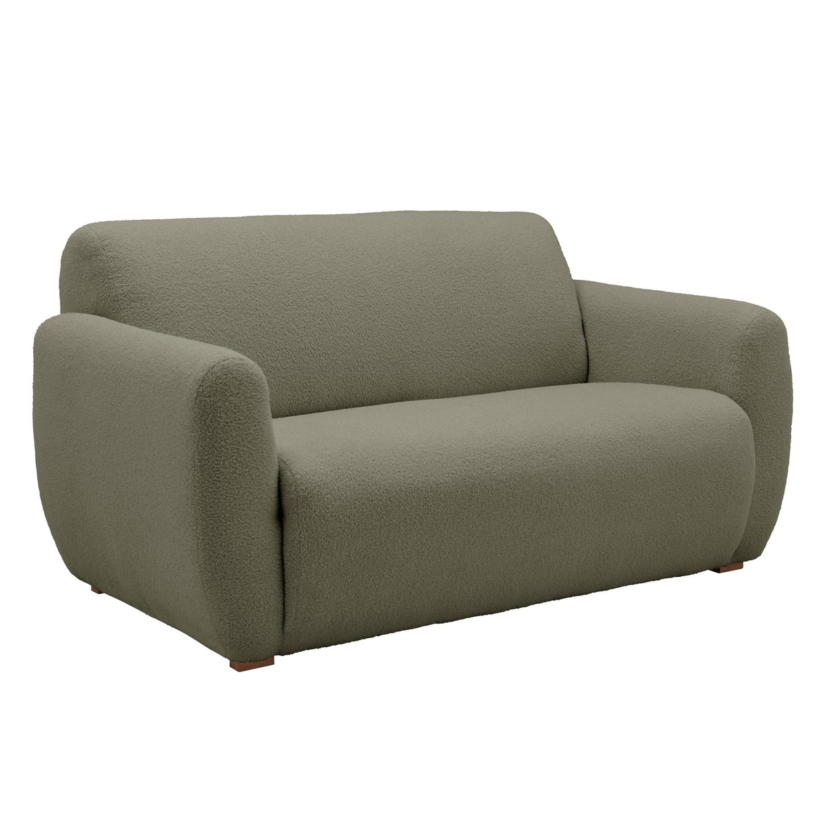 Canapé bouclette - OME vert kaki, CAMIF