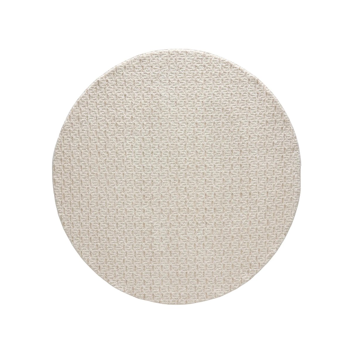 Tapis rond LILIBETH crème, BENUTA 