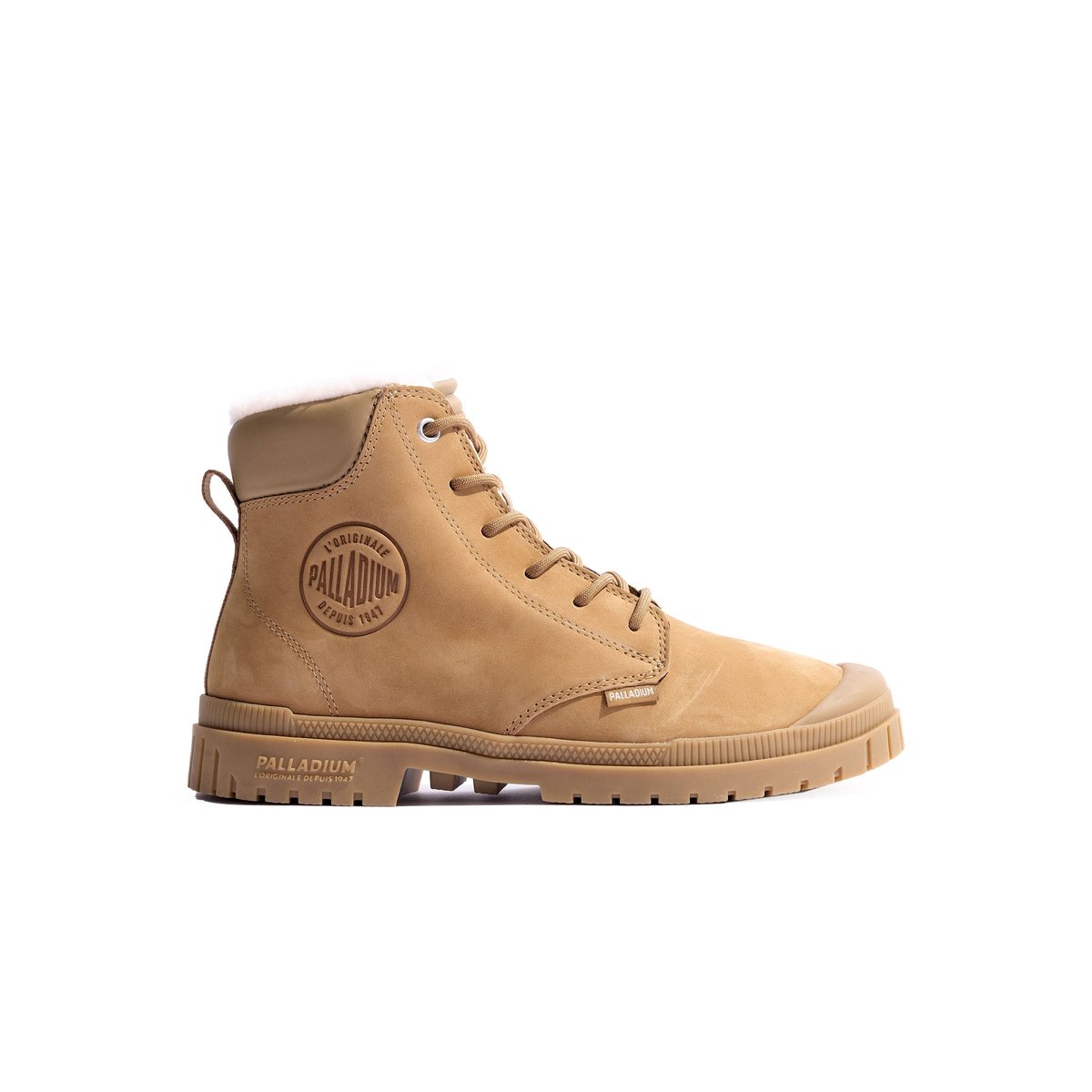 Boots SP20 CUFF LTH WP WL mahogany, PALLADIUM