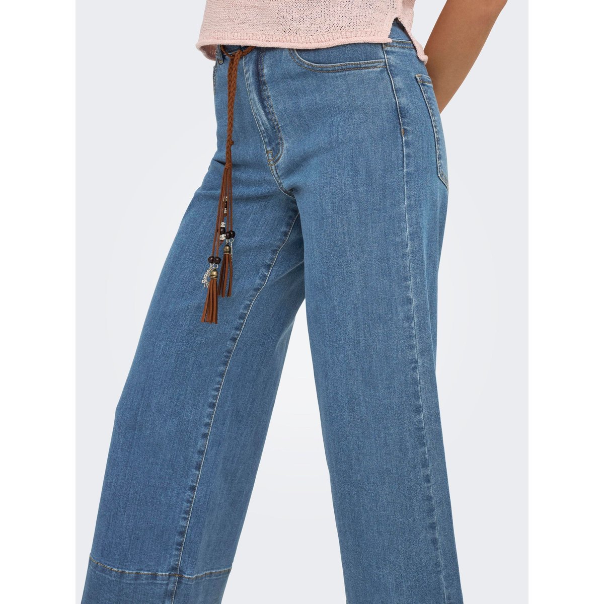 Jean À Jambe Large medium blue denim, ONLY