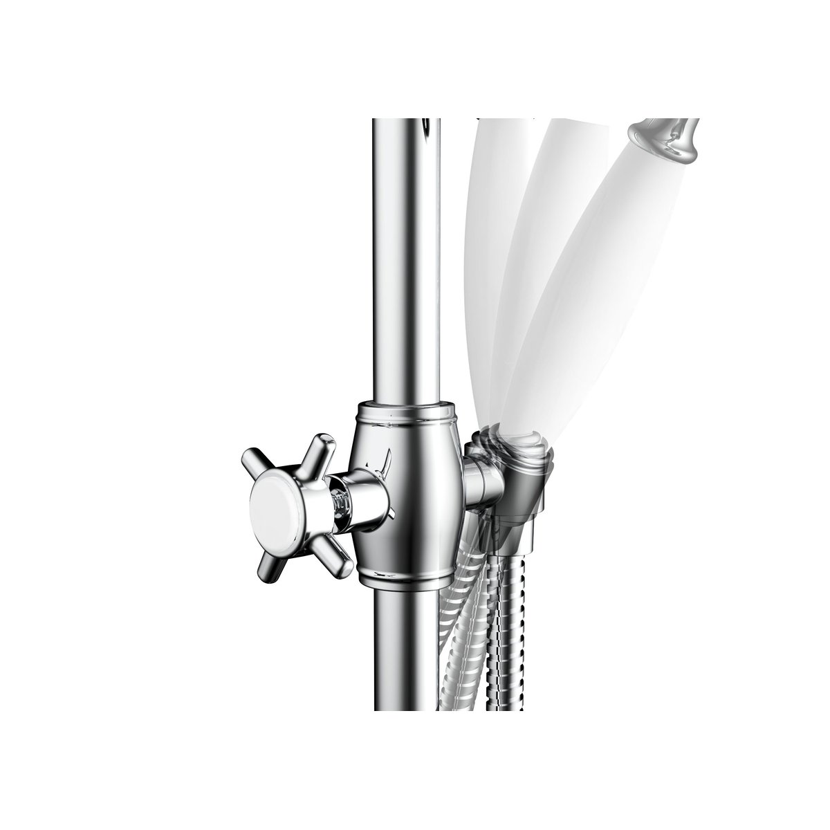 Colonne de douche mitigeur, CHARM chromé, SENSEA