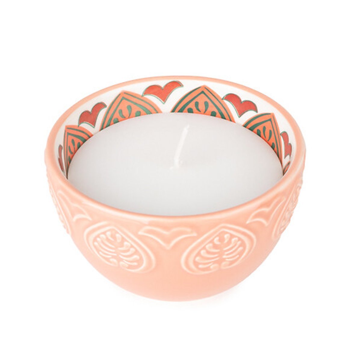 10cm Wax Filled Bowl in Moroccan Cinnamon Scent terracotta, SO'HOME