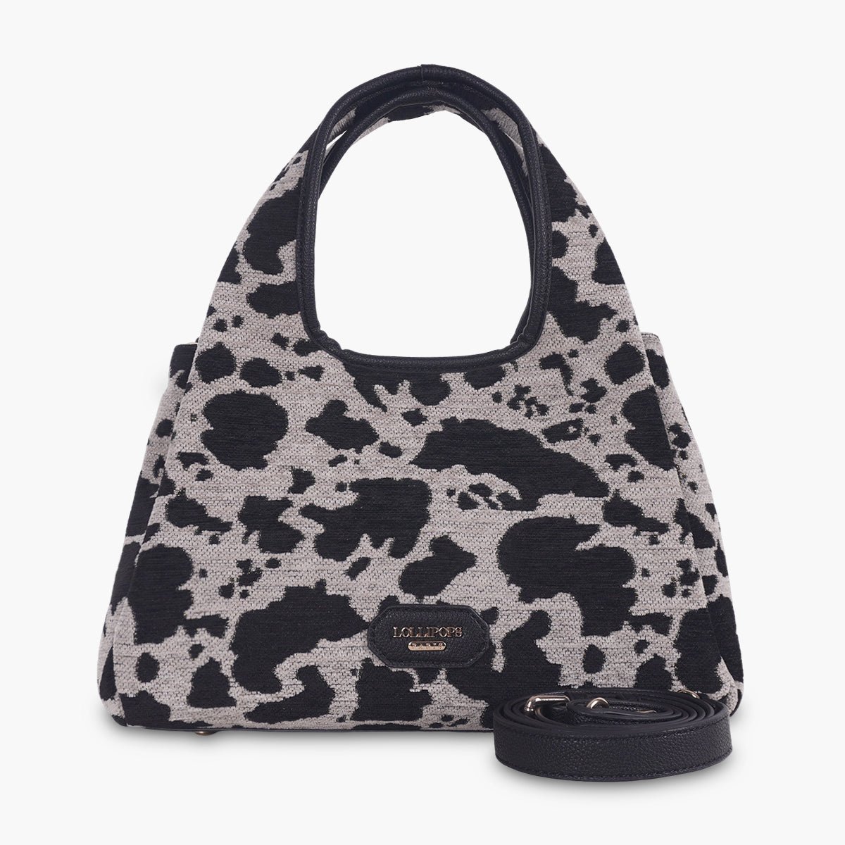 Sac Shopper M tacheté Talaya doré, LOLLIPOPS
