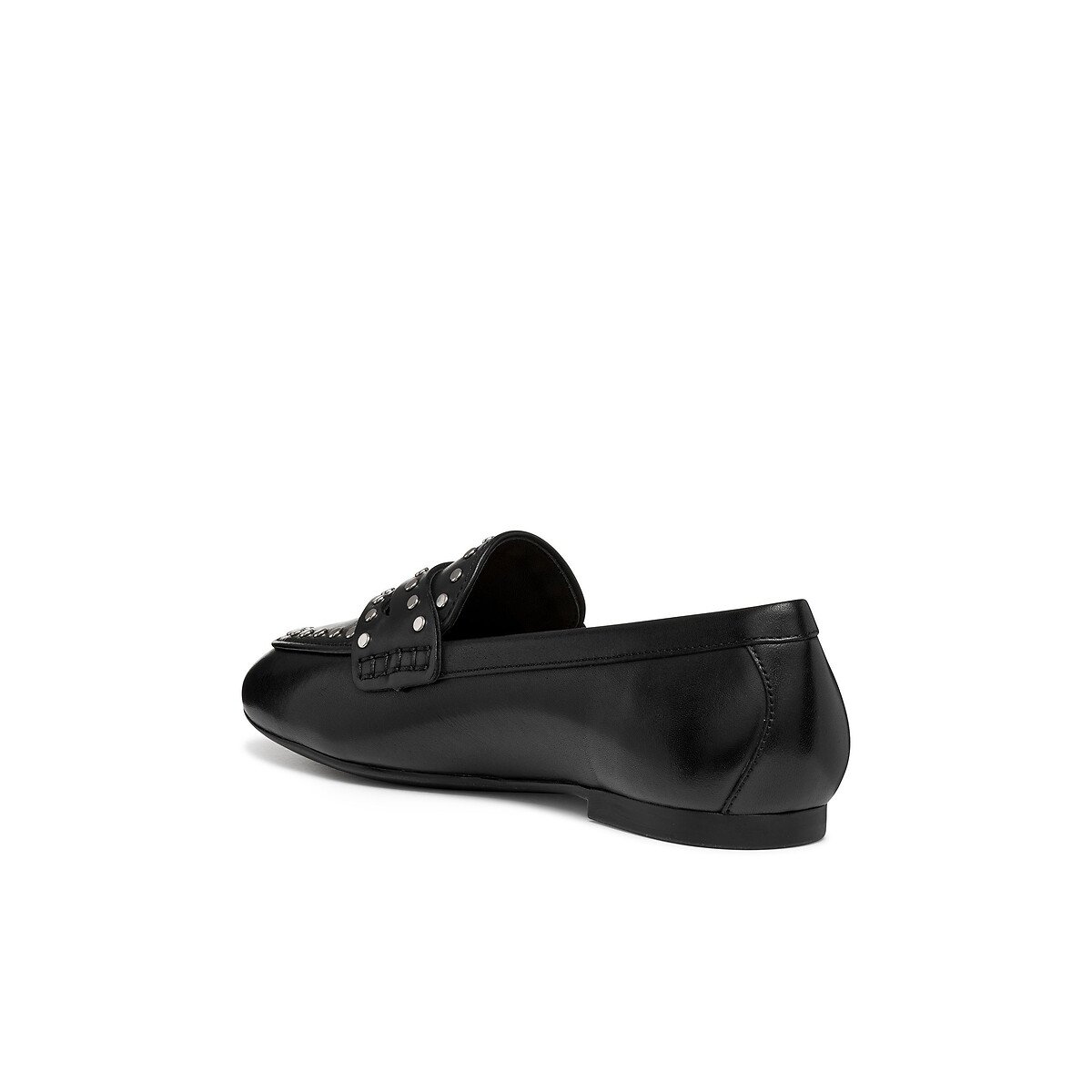 New Palmaria leren loafers zwart, GEOX