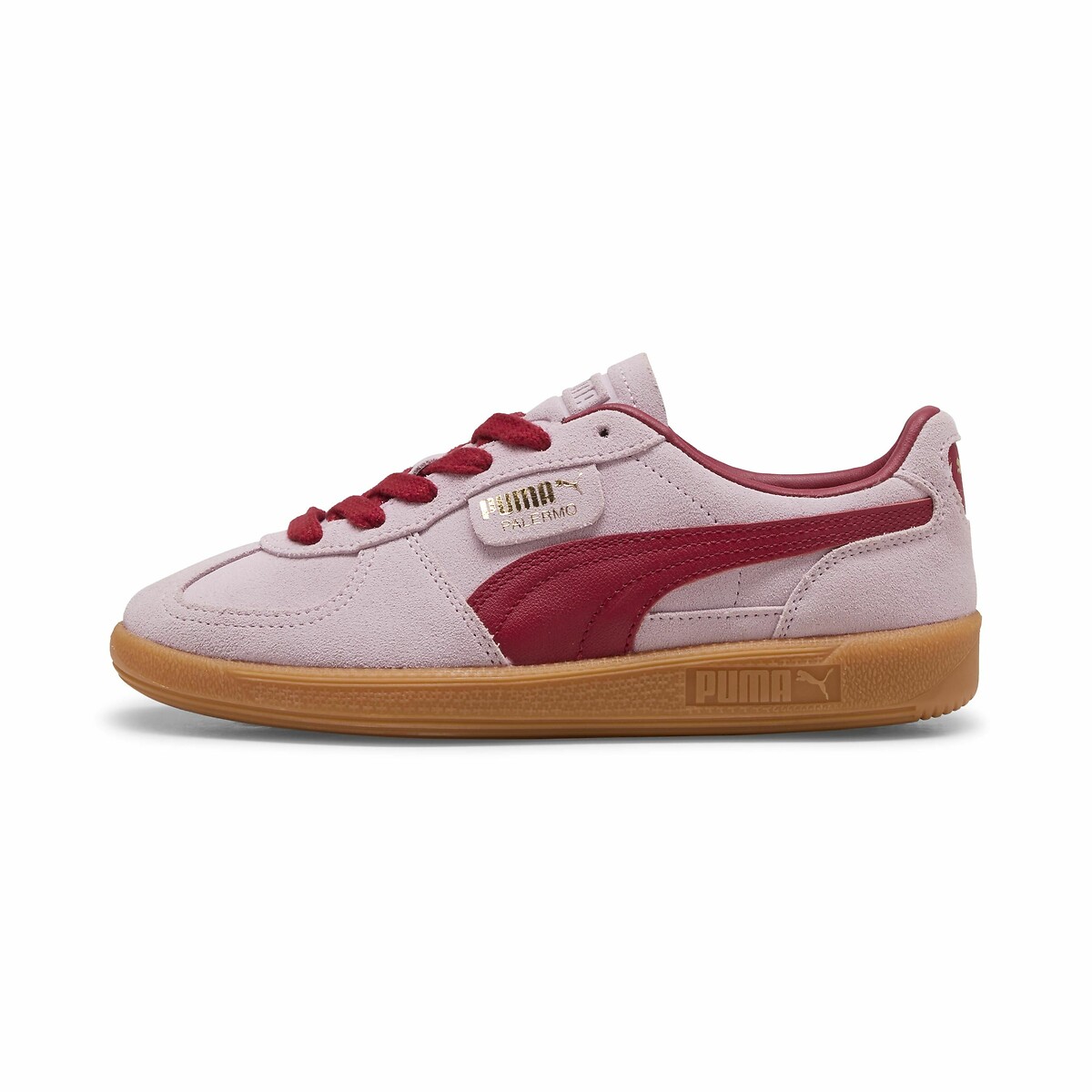 Baskets cuir Palermo rose/rouge, PUMA