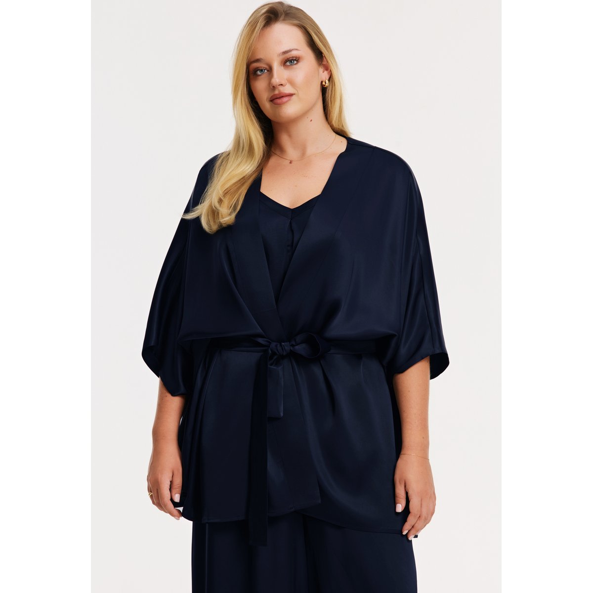 avec manches longues Kimono bleu, YOEK