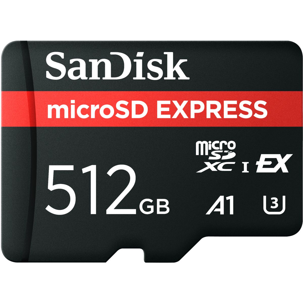 Carte Micro SD EXPRESS 512GB SWITCH couleur unique, SANDISK