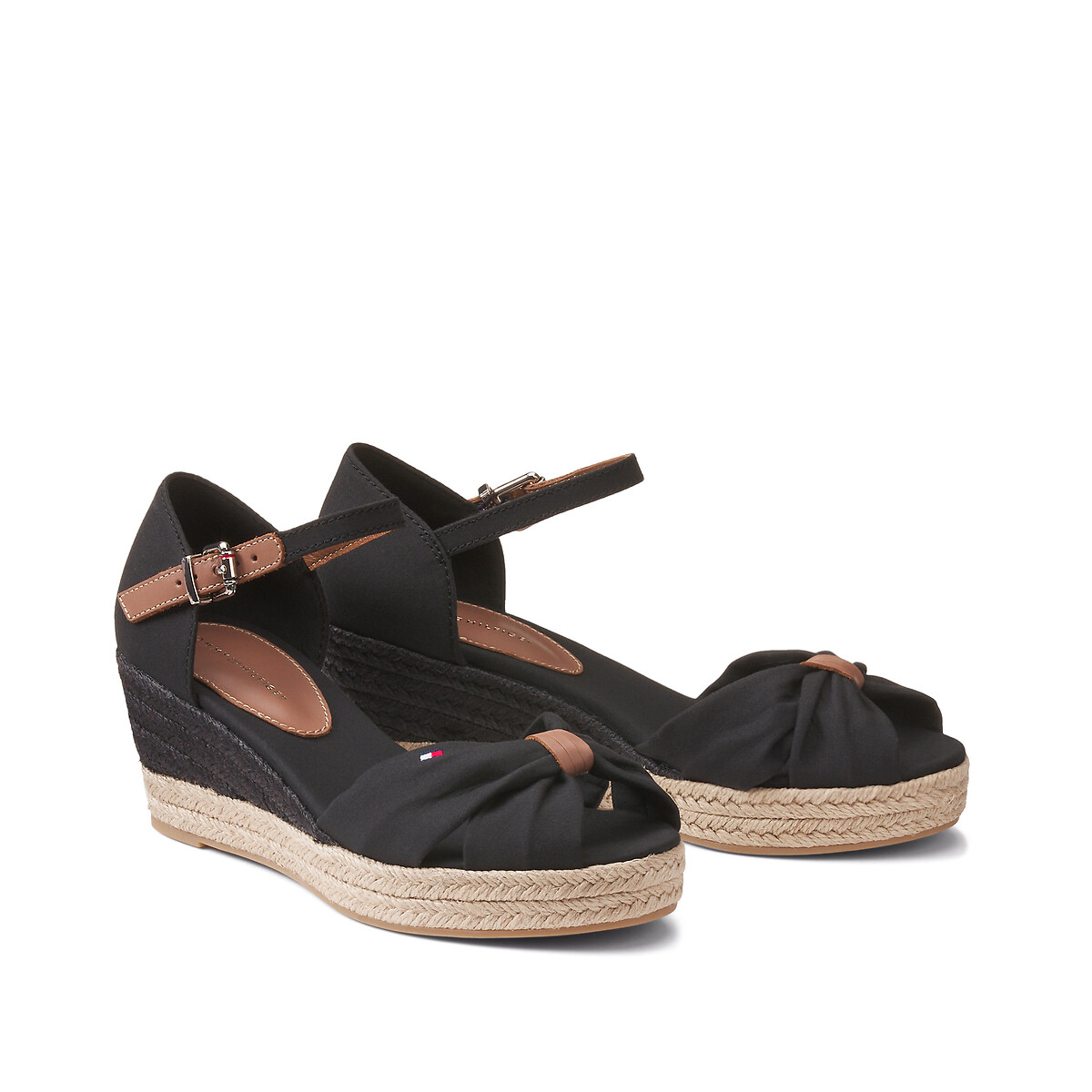 Sandales compensées noires tommy hilfiger deals