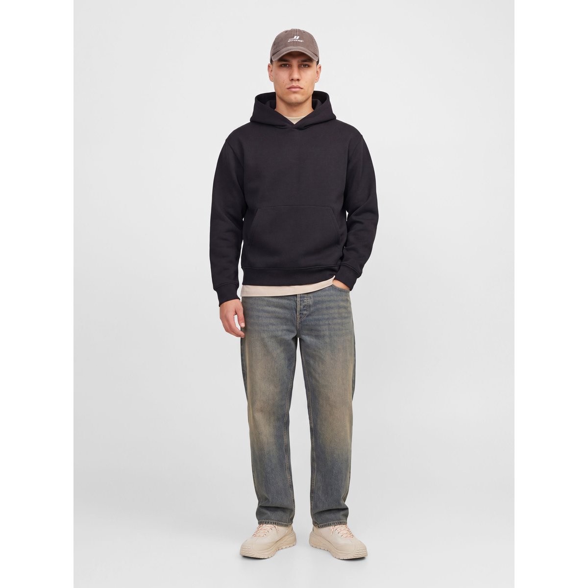 Sweat À Capuche black 1, JACK & JONES