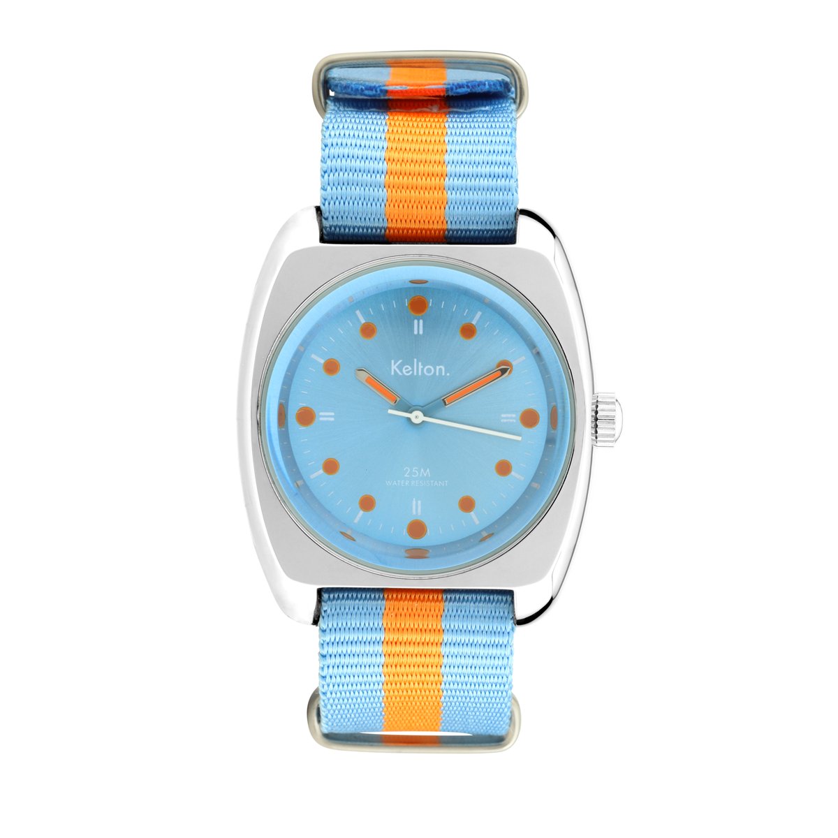 Montre Analogique RC argenté bleu clair bleu clair, KELTON