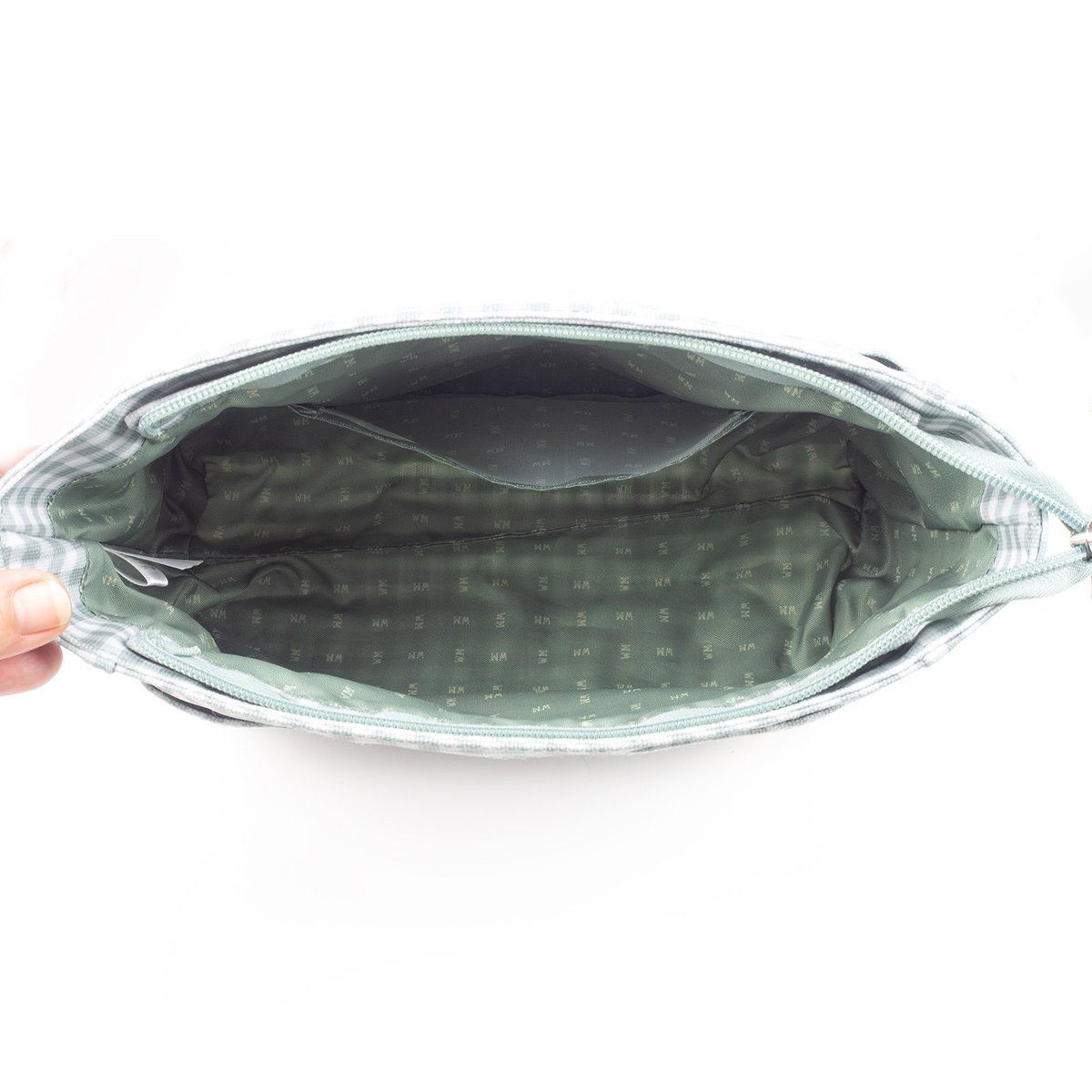 Trousse de toilette vert, blanc, WALKING MUM