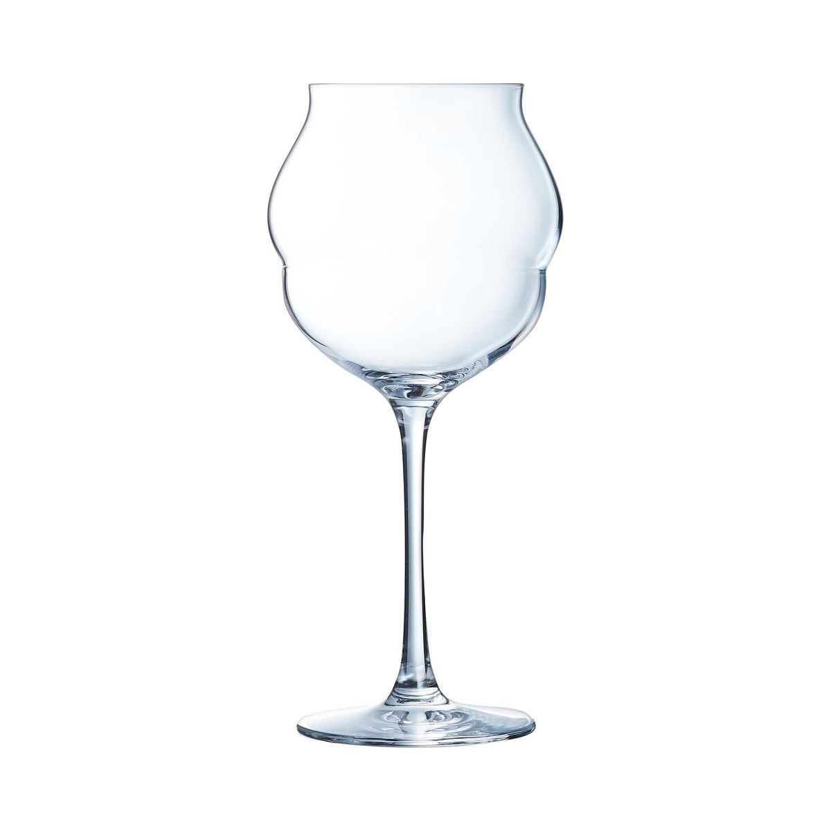 6 verres à vin 40cl -MACARON transparent, CHEF&SOMMELIER