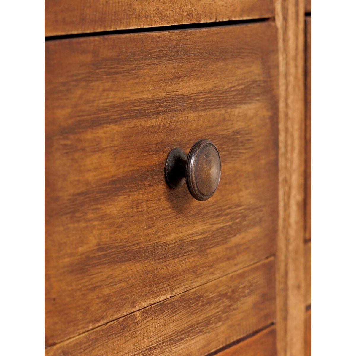 Commode avec 30 tiroirs en acajou MERCERIE bois clair, CHEHOMA