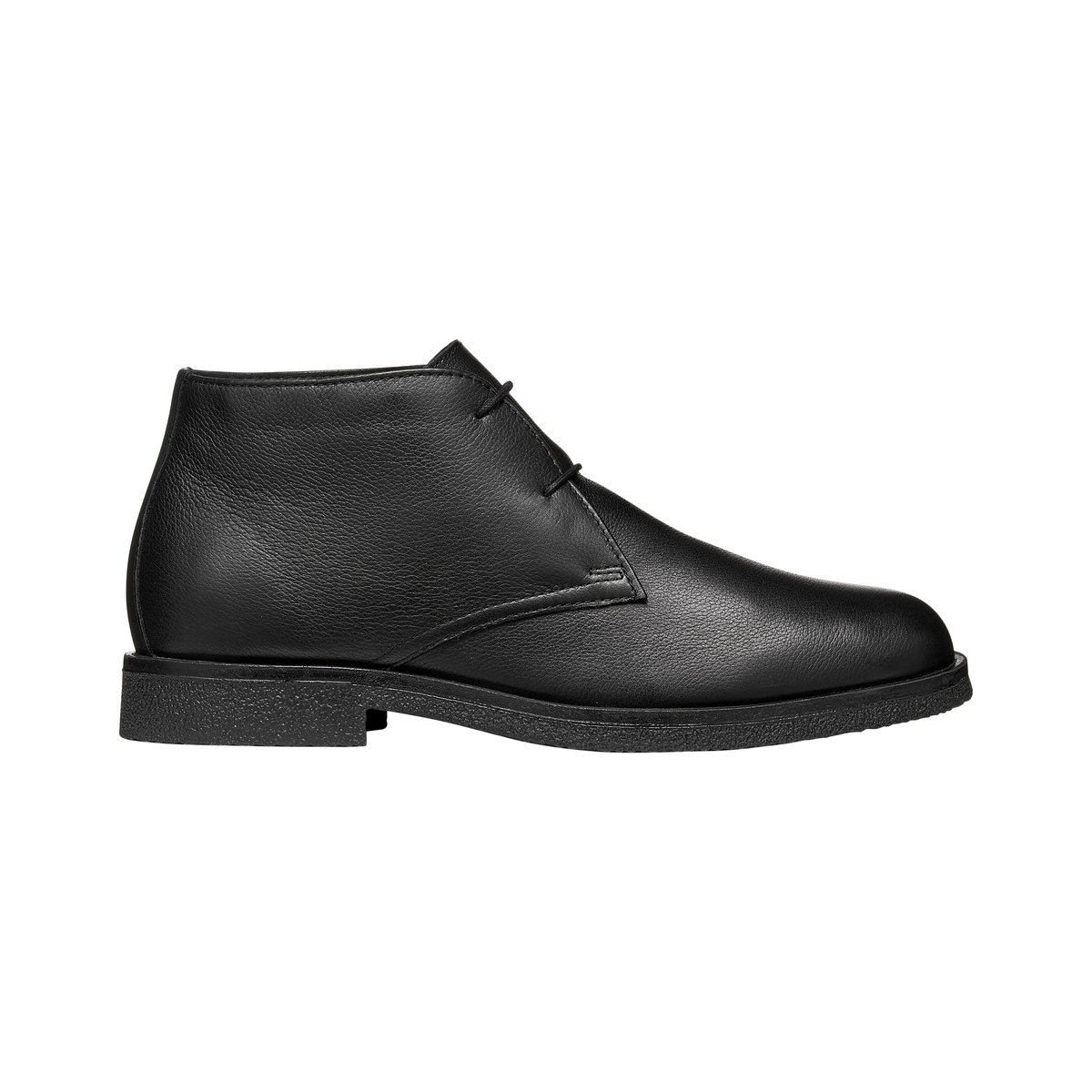 Moccassins Montante Cuir Claudio noir, GEOX
