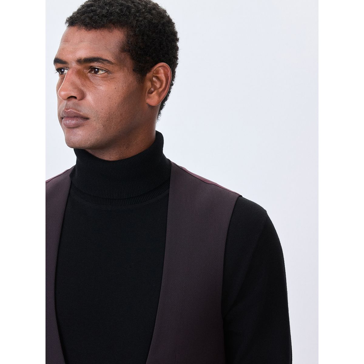 Gilet de smoking rouge bordeaux, NEXT