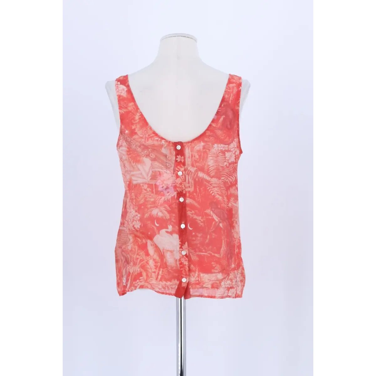 Top sans manche - Très Bon État rouge, SEZANE