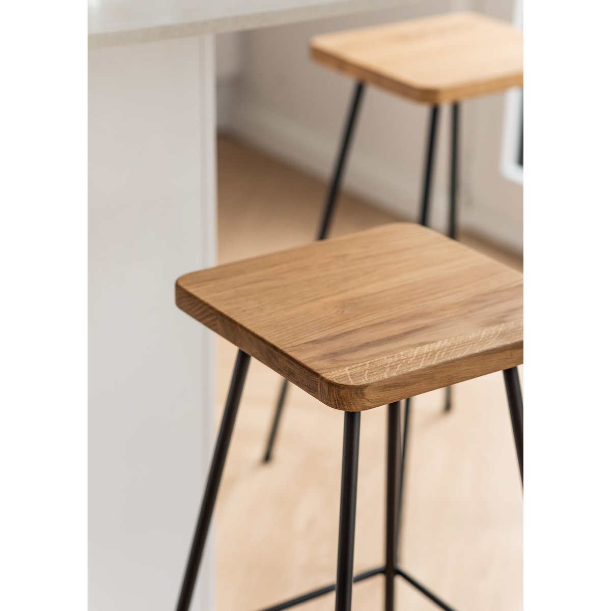 Tabouret de bar BARNI noir, METALLBUDE