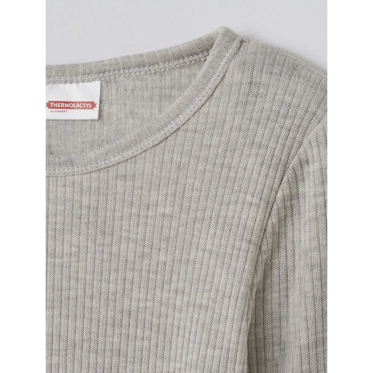 T-shirt manches longues Thermolactyl Degré 4 gris chiné, DAMART