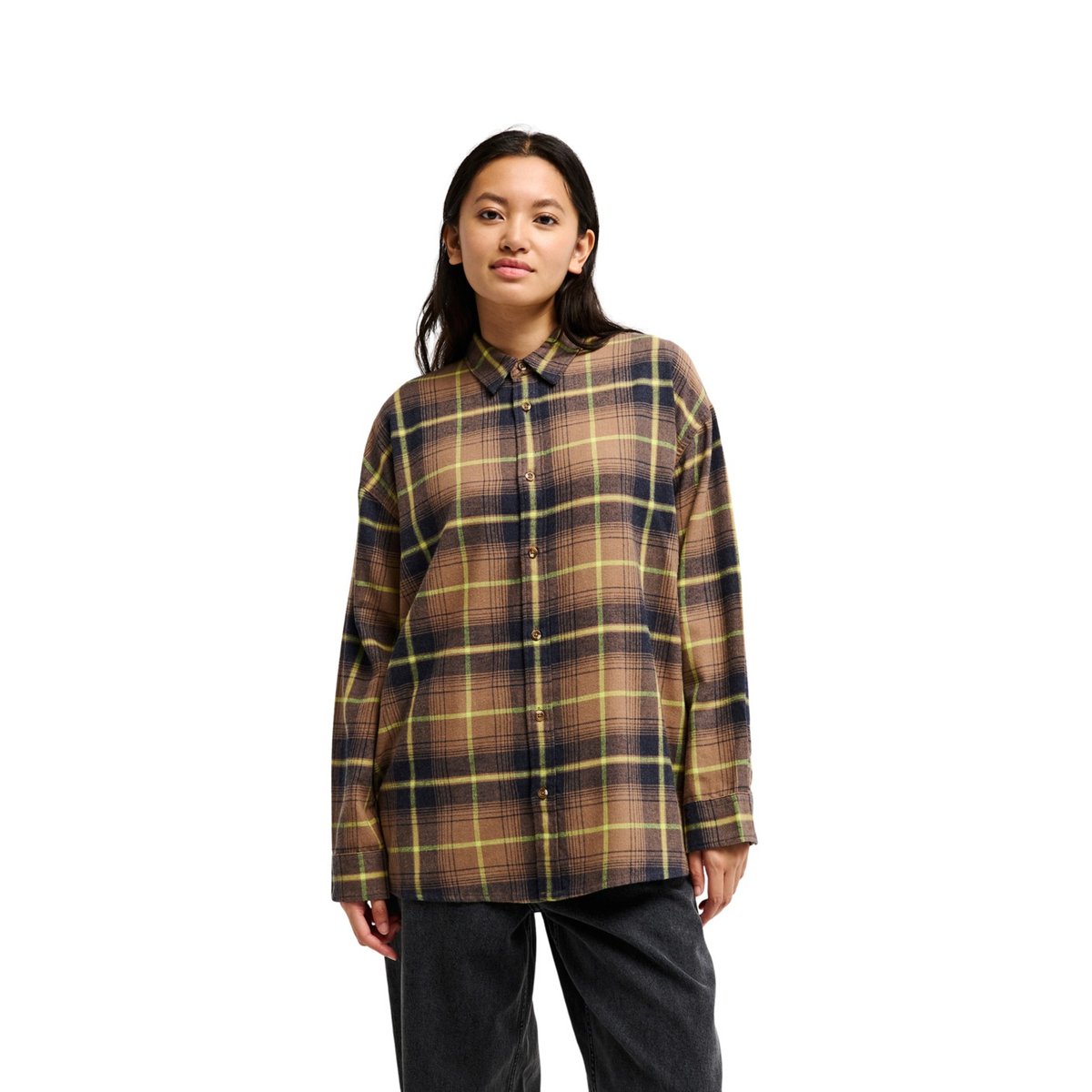 Chemise manches longues LOMOND marron pine bark lomond check, QUIKSILVER