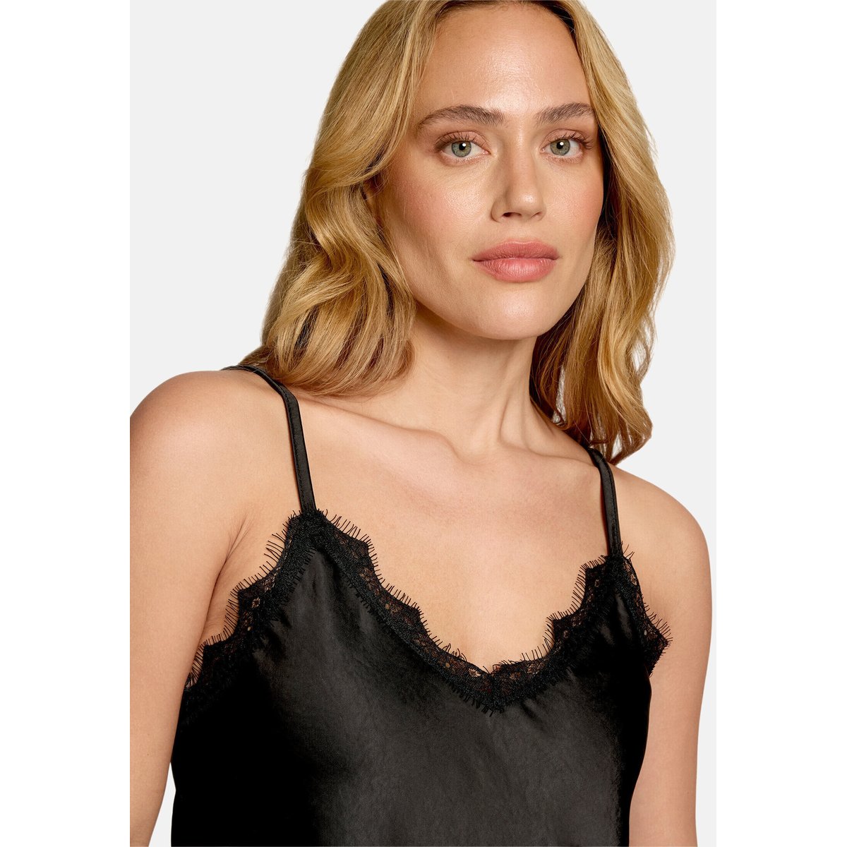 Satintop en dentelle black beauty, ZERO