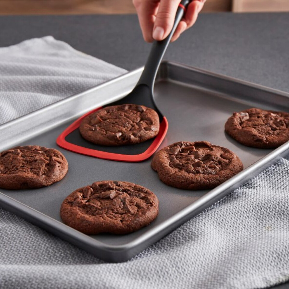 2-Piece Medium Oven Tray Set grey, MORPHY RICHARDS