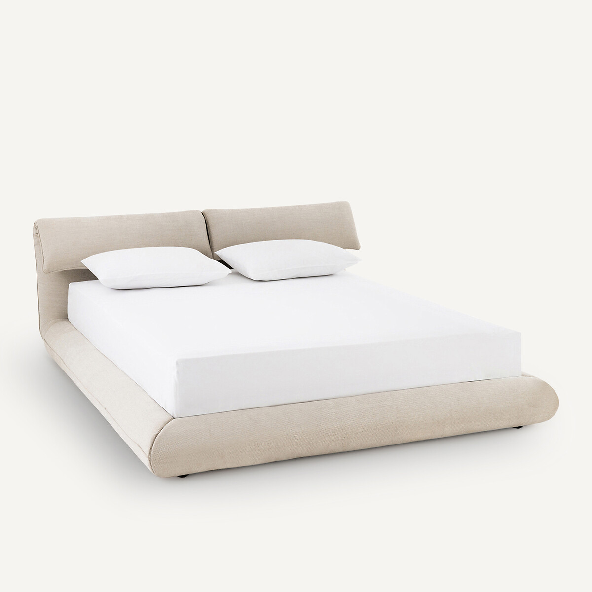 Letto con rete e testiera regolabili, Paol corda, AM.PM