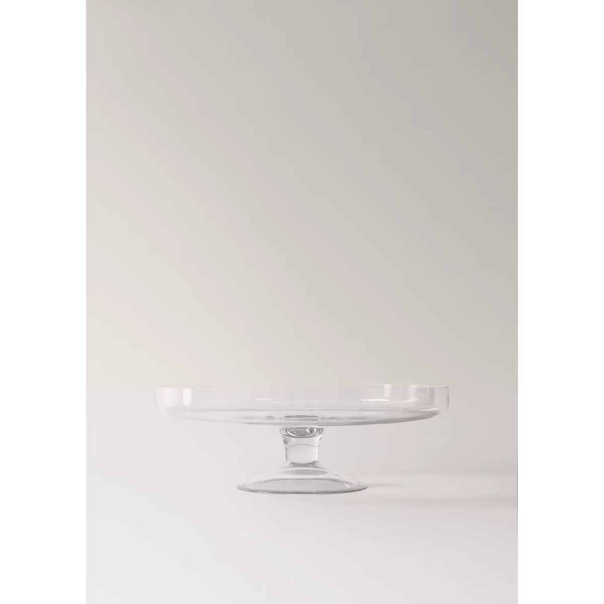 Plat à tarte en verre gris glacé, MANGO HOME