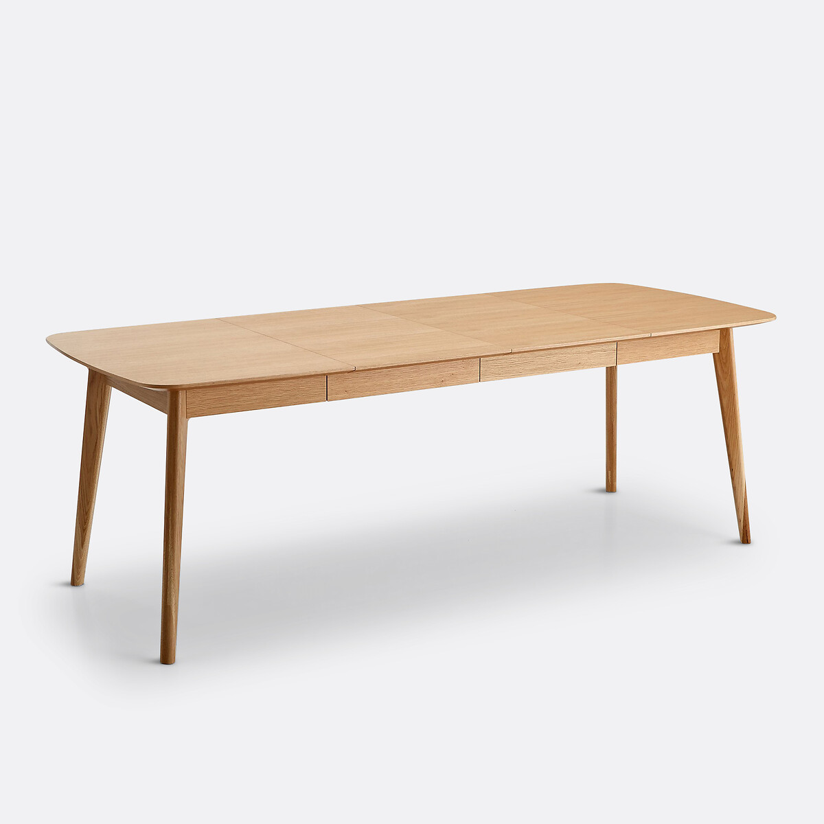Table à manger, extensible, plaqué chêne, 4 à 10 couverts, BIFACE naturel, LA REDOUTE INTERIEURS
