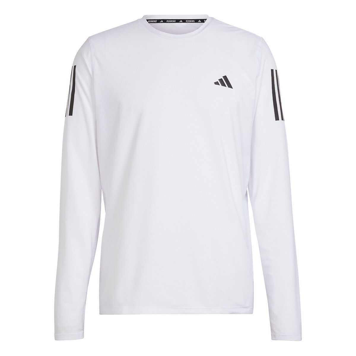 T-shirt de running manches longues, logo blanc, adidas Performance