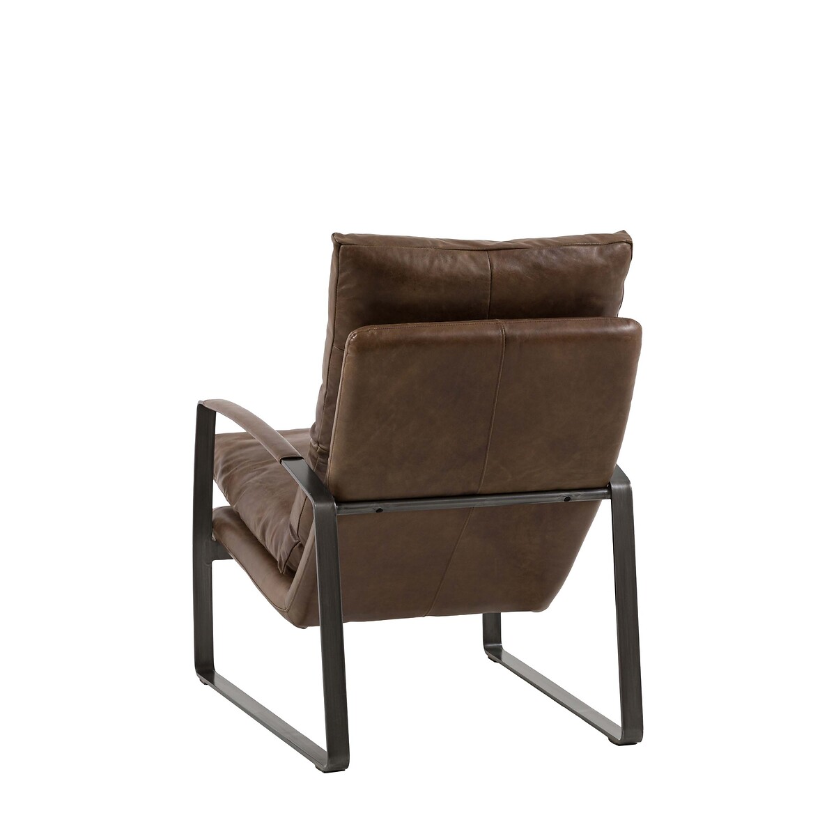 Fabian Leather Lounger Chair brown leather, ÉDITÉ