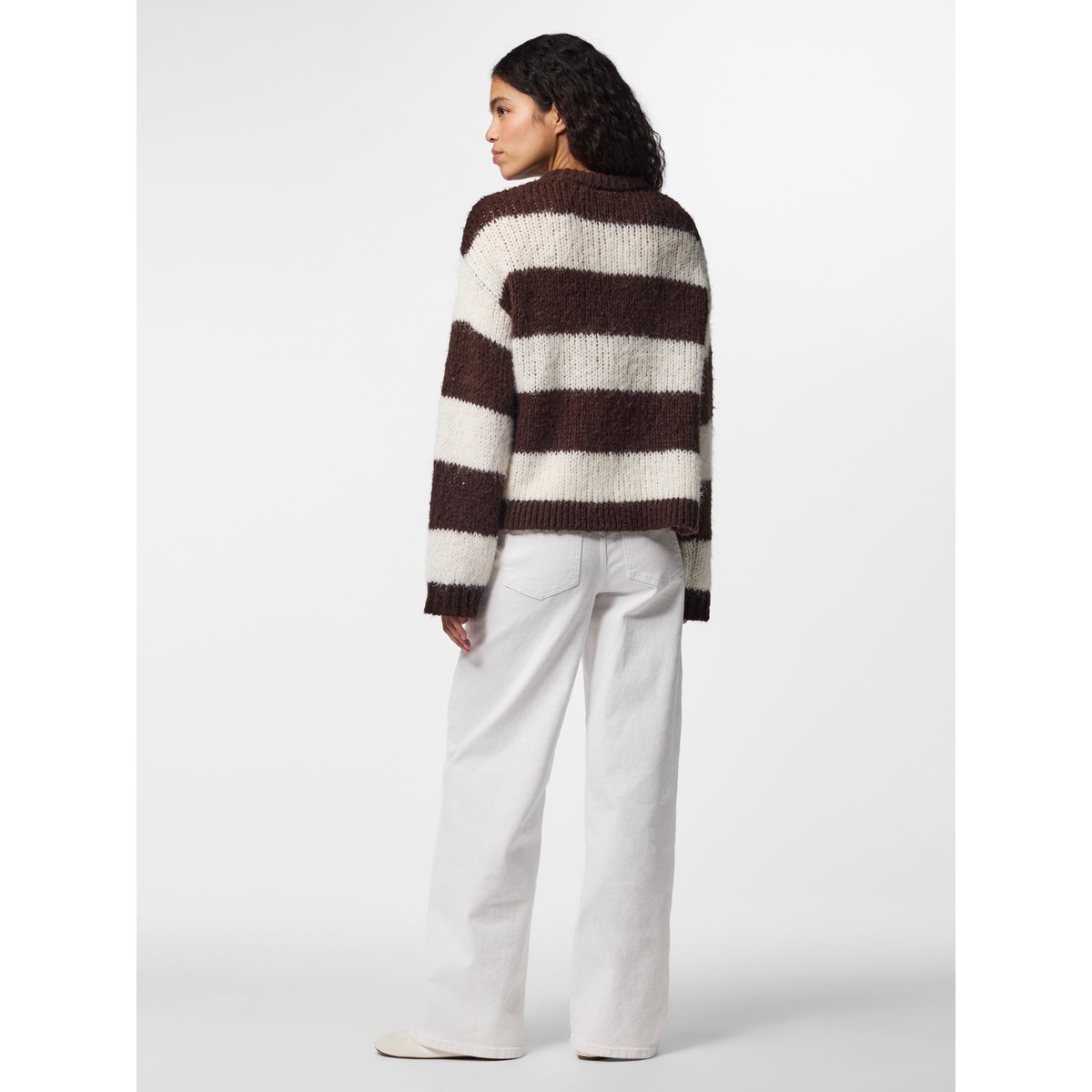 Pull En Maille marron - hot fudge1, PIECES