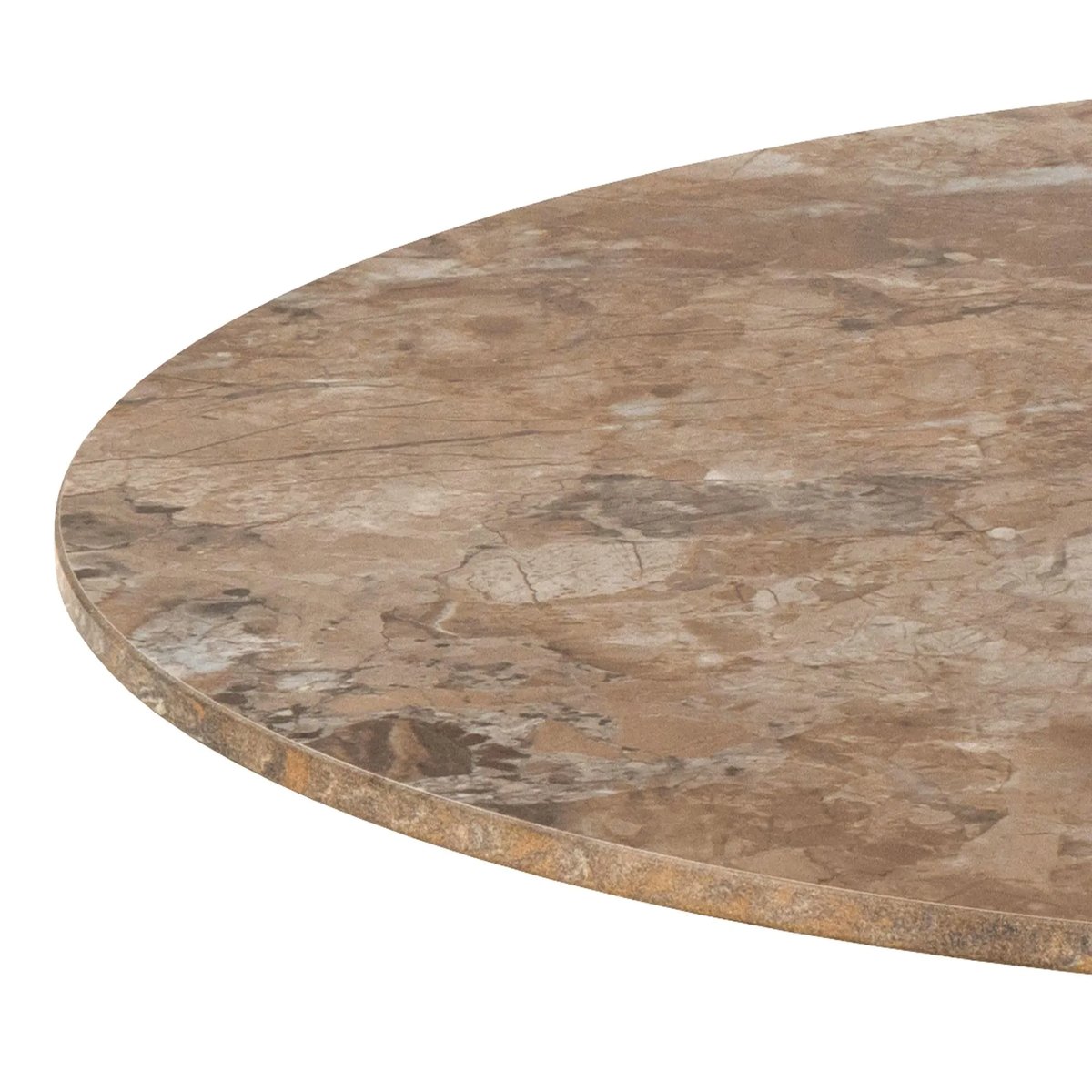 Table basse ronde en céramique marron L60 - MARSA marron, HELLIN, DEPUIS 1862