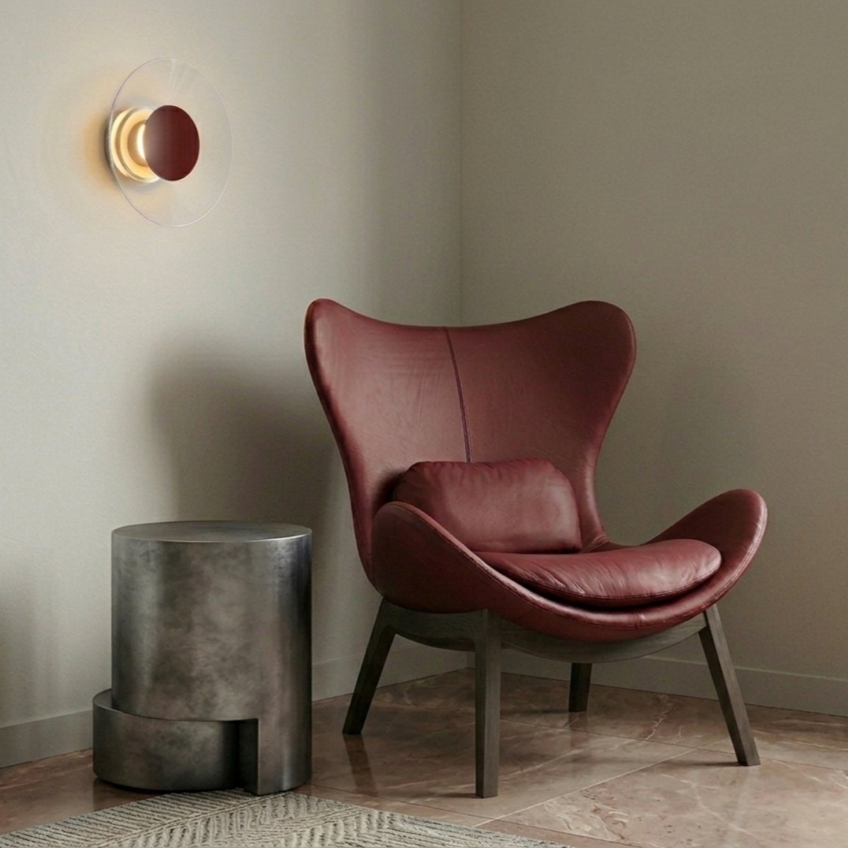 Applique murale Acier Beige LED 1 Astro beige, EDEN