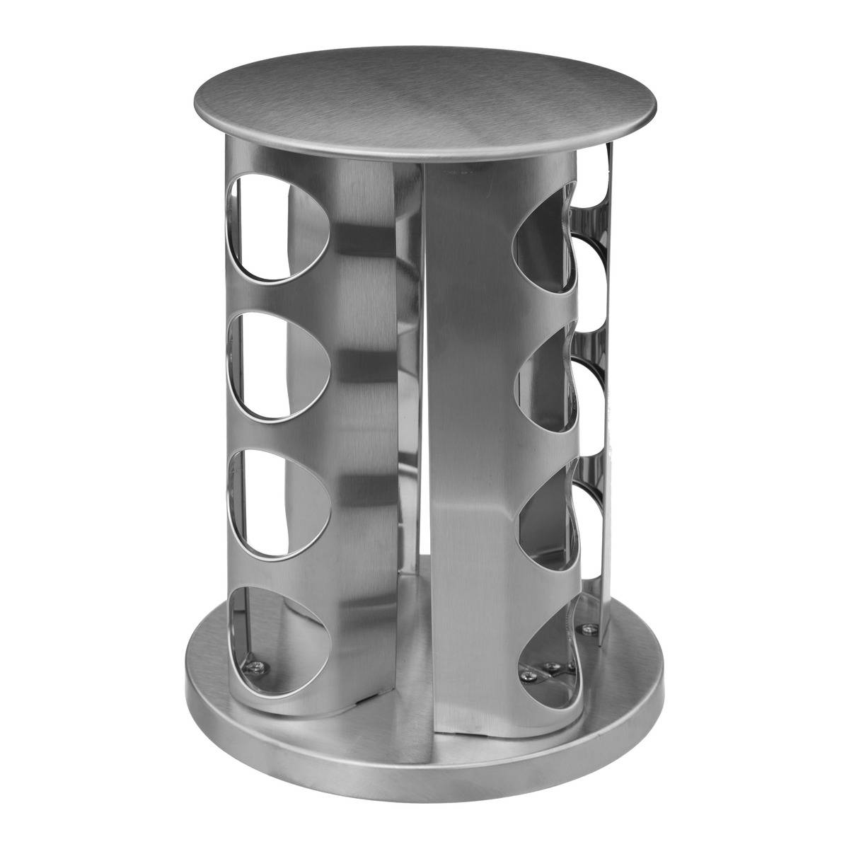 Support rotatif 16 pots à épices argent, 5FIVE SIMPLY SMART