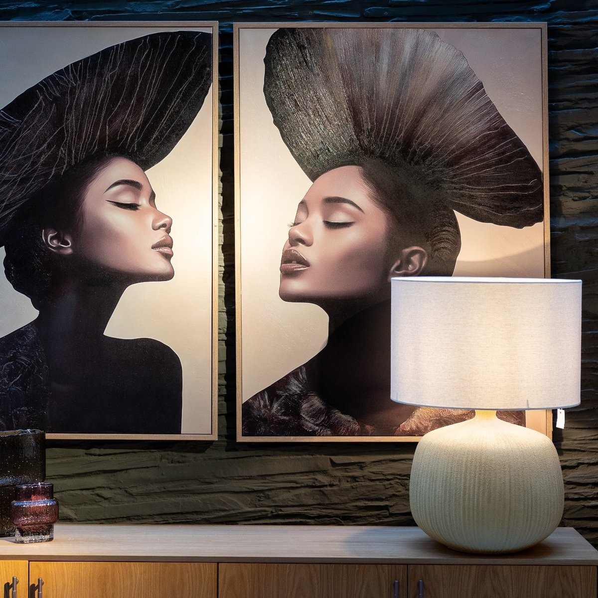 Lampe Luma jaune 70cm jaune, KARE DESIGN