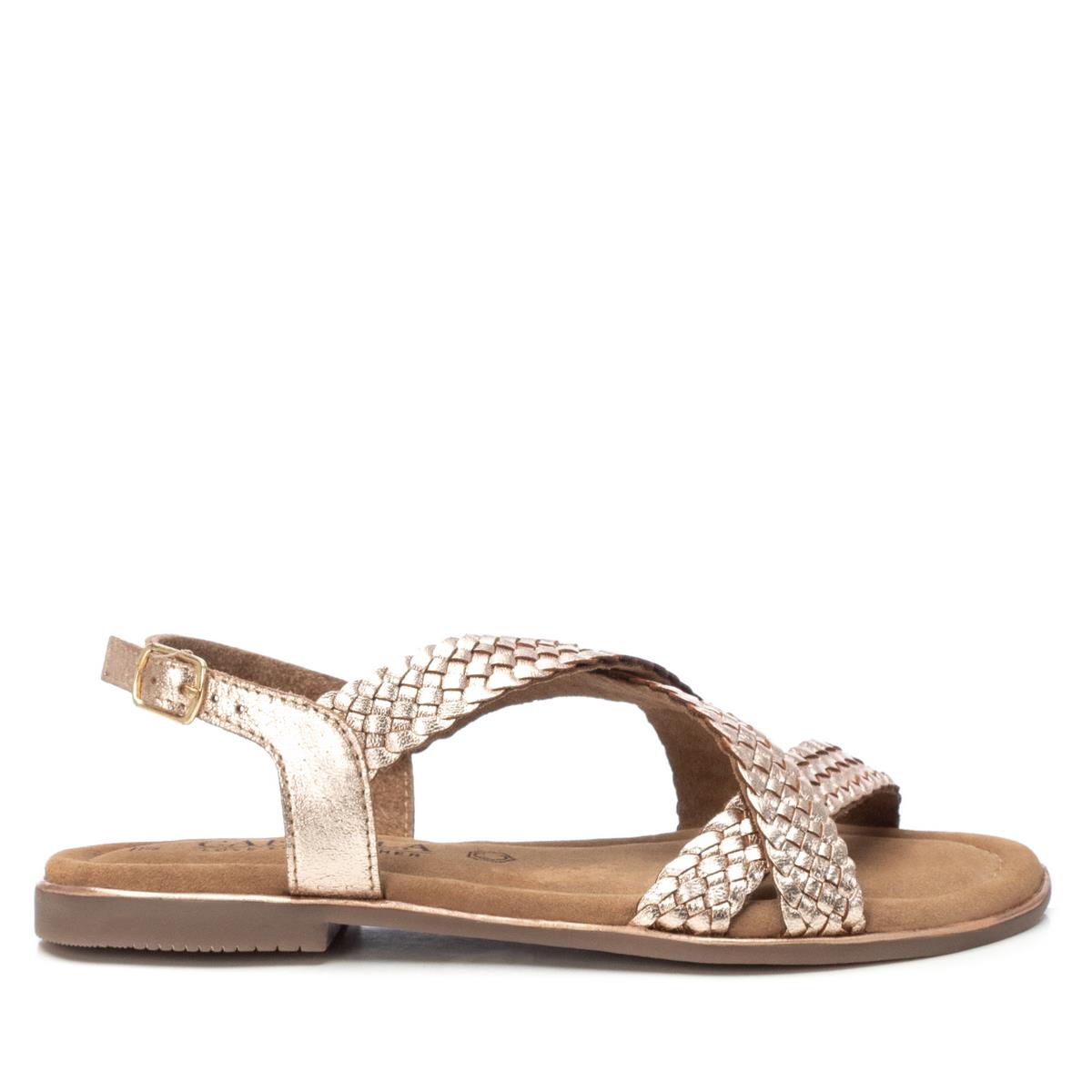 Sandale Plaine Boucle or, CARMELA