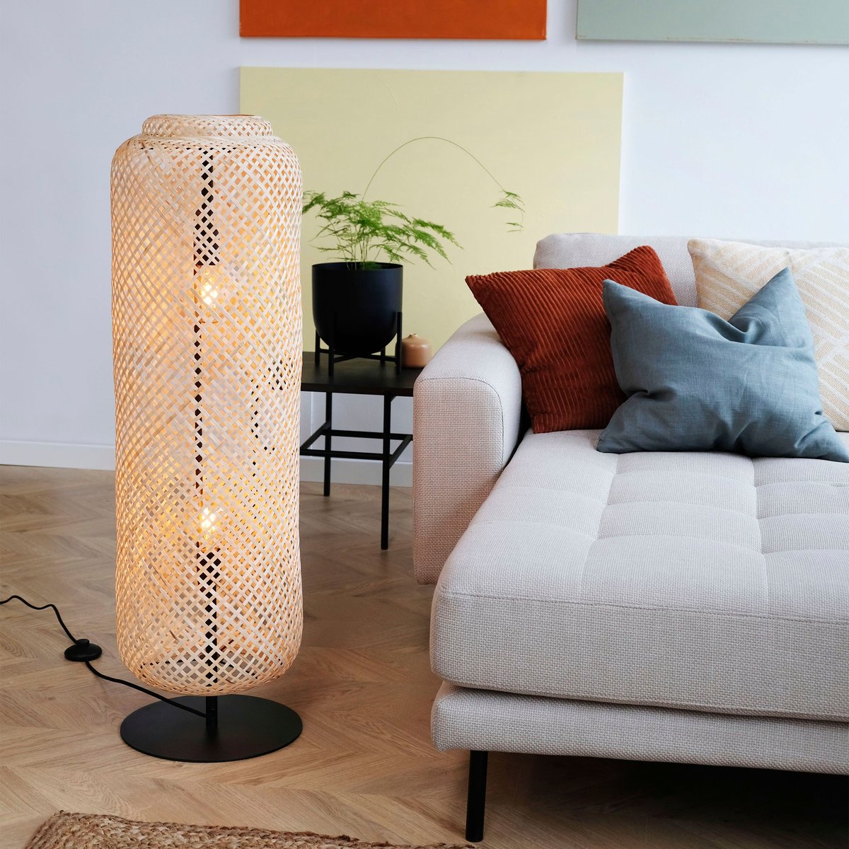 Lampadaire BOOM beige, DYBERG LARSEN