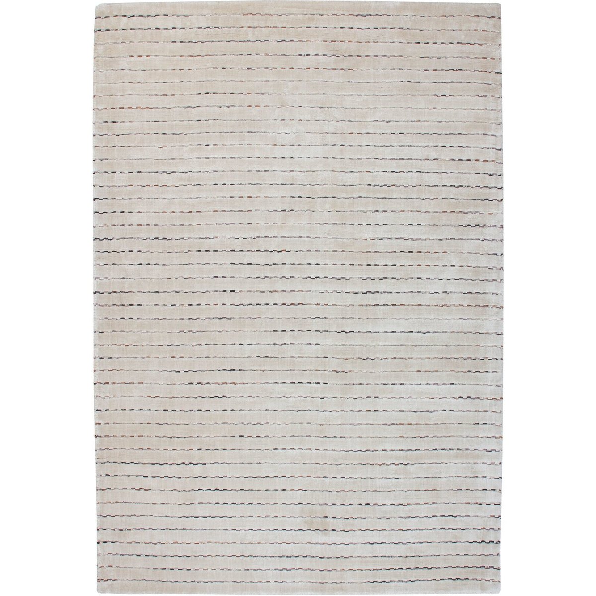 Tapis rectangulaire en viscose PRIME beige, multicolore, ARTE ESPINA