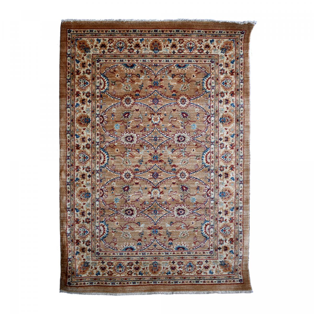 Tapis orient tissé motif traditionnel CHOBAY D beige ivoire, UN AMOUR DE TAPIS