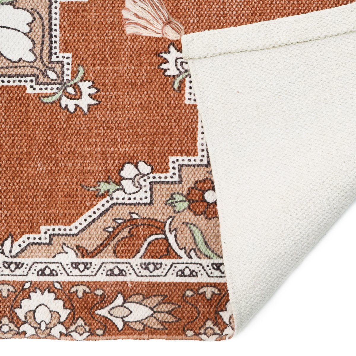 Tapis coton imprimé motif bohème LALITHA multi, NATTIOT