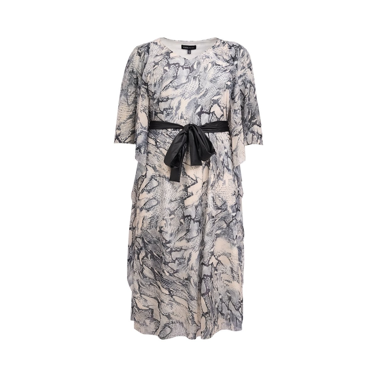 Robe avec manches longues écru, YOEK