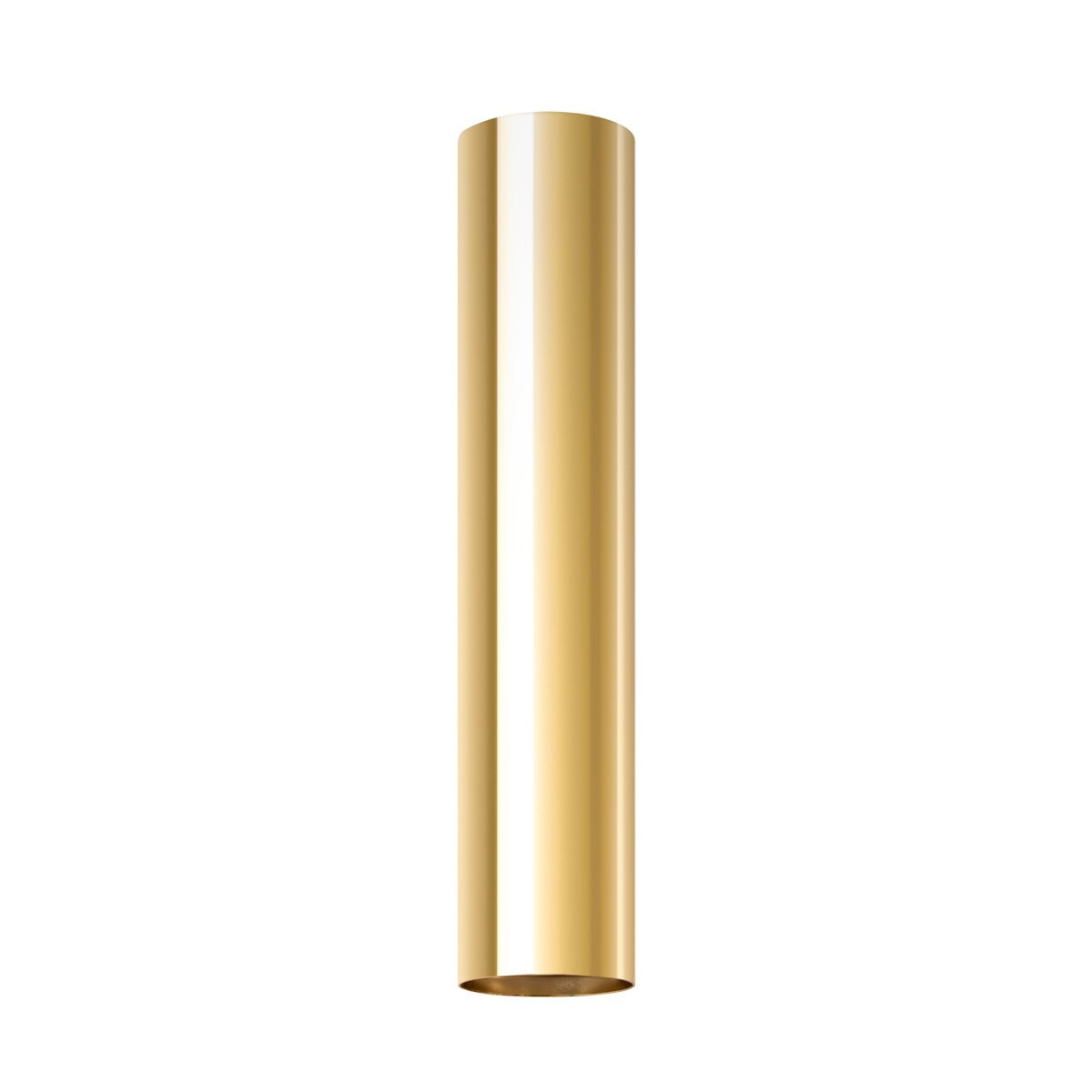 Plafonnier Acier Éclat Doré GU10 1 Lagos jaune, EDEN