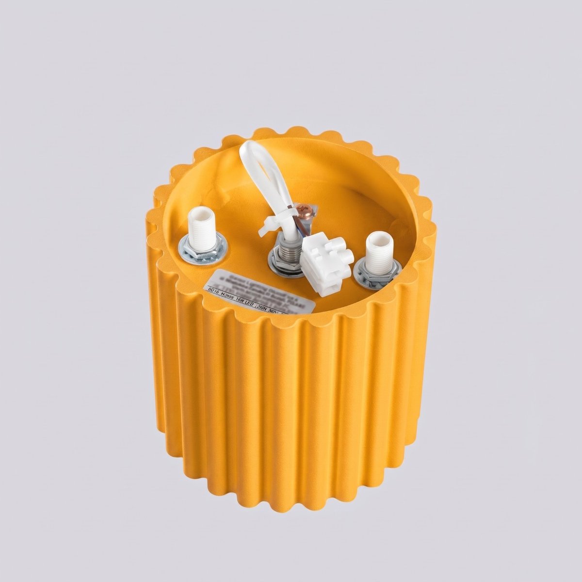 Plafonnier Aluminium Jaune GU10 1 AURA jaune, EDEN