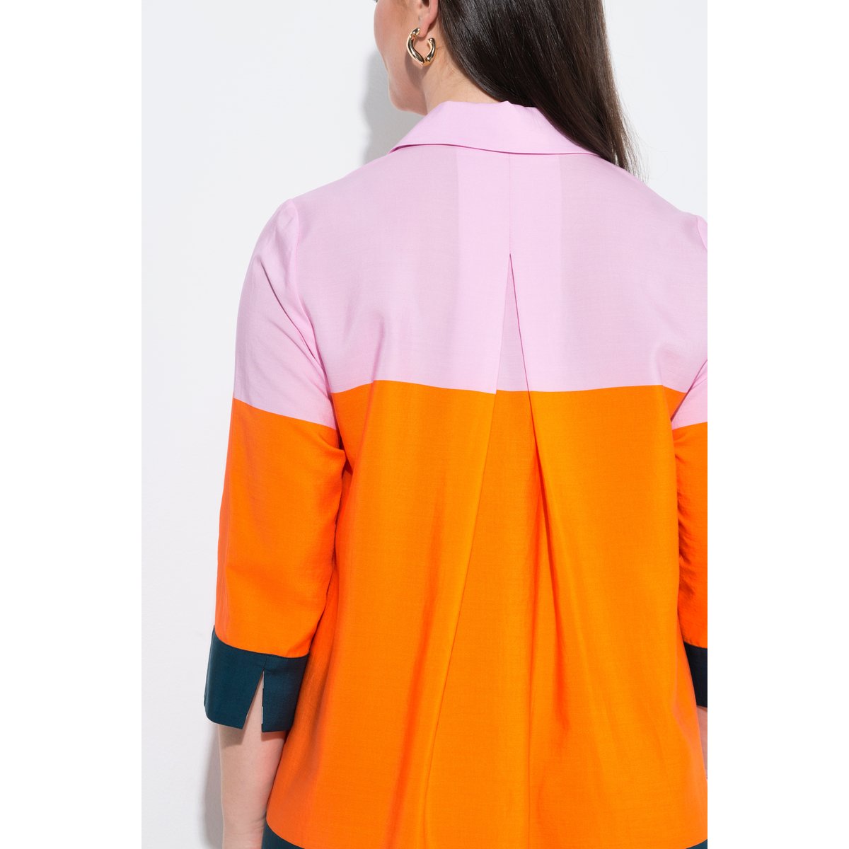 Robe midi en Lyocell vert foncé, ULLA POPKEN