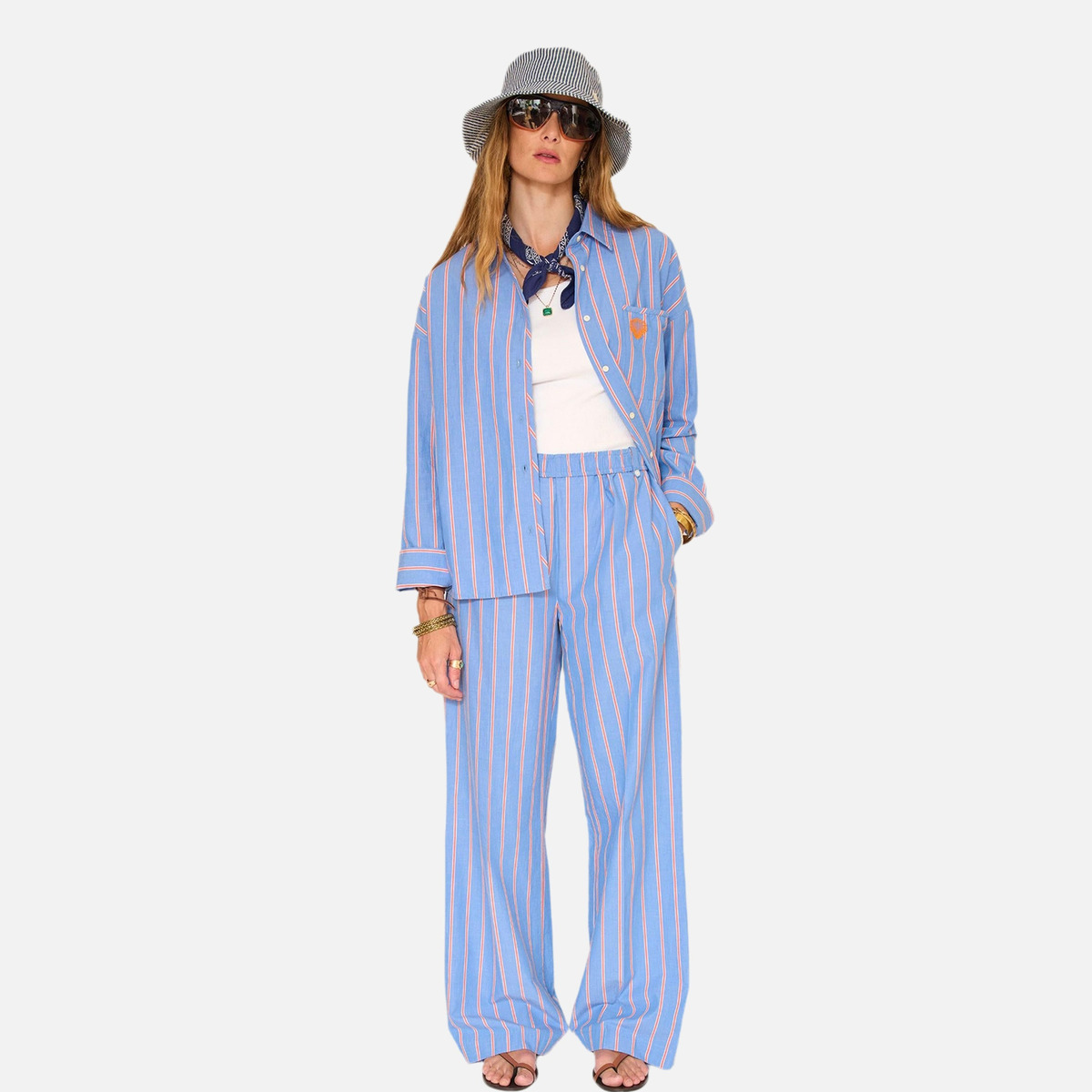 Pantalon PARIMO 26s bleu, MKT STUDIO