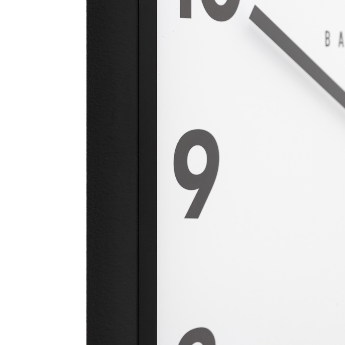 Buxton Wall Clock 50cm black, SO'HOME
